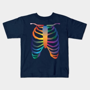 Colorful Ribcage Kids T-Shirt